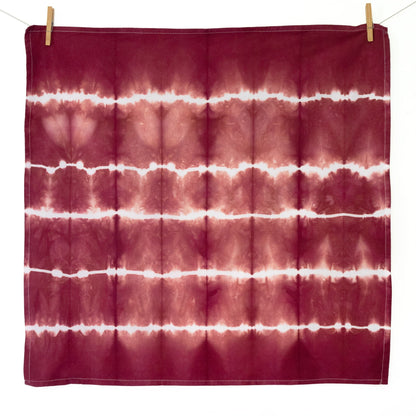 Barn Red Shibori Flour Sack Tea Towels - Sherri O Designs