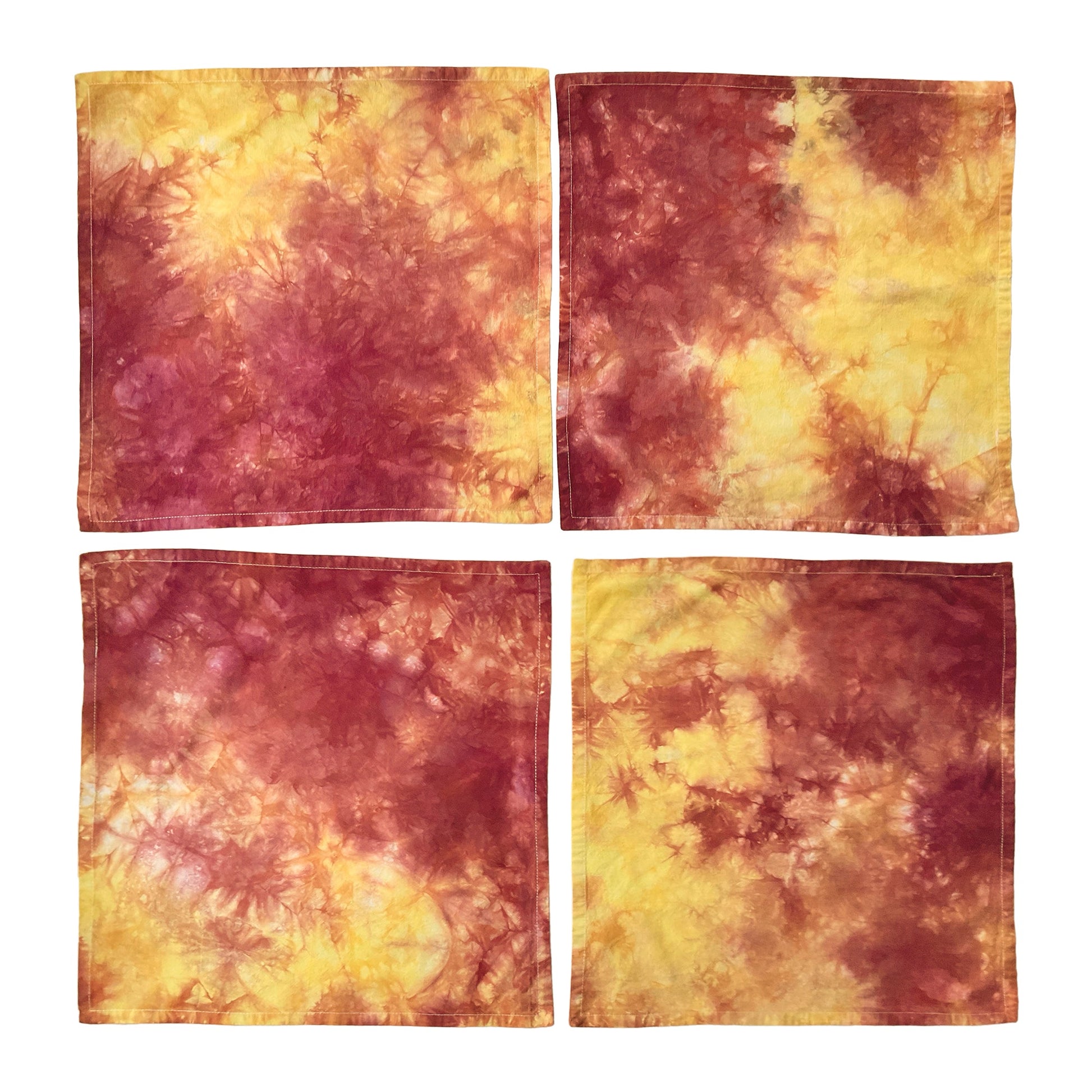 Flour Sack Napkins in Autumn Shades - Sherri O Designs