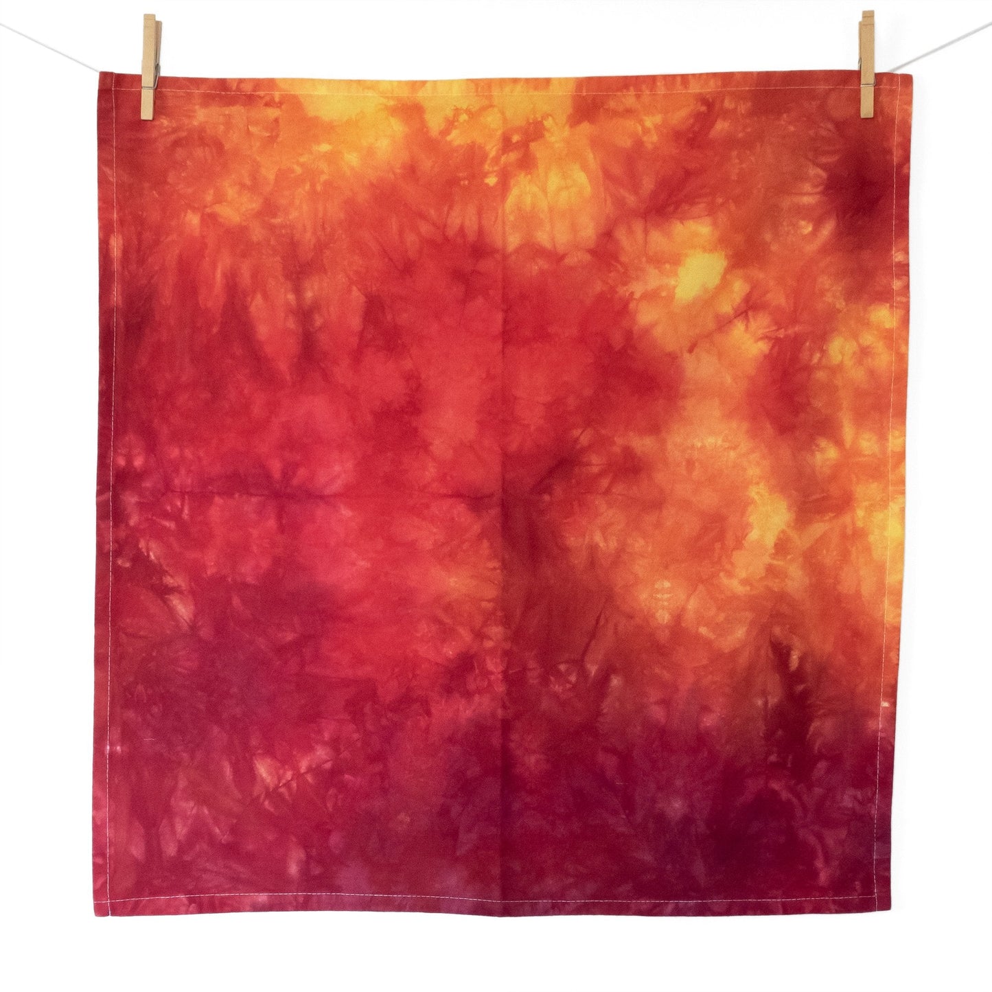 Flour Sack Tea Towels in Fire Red - Sherri O Designs