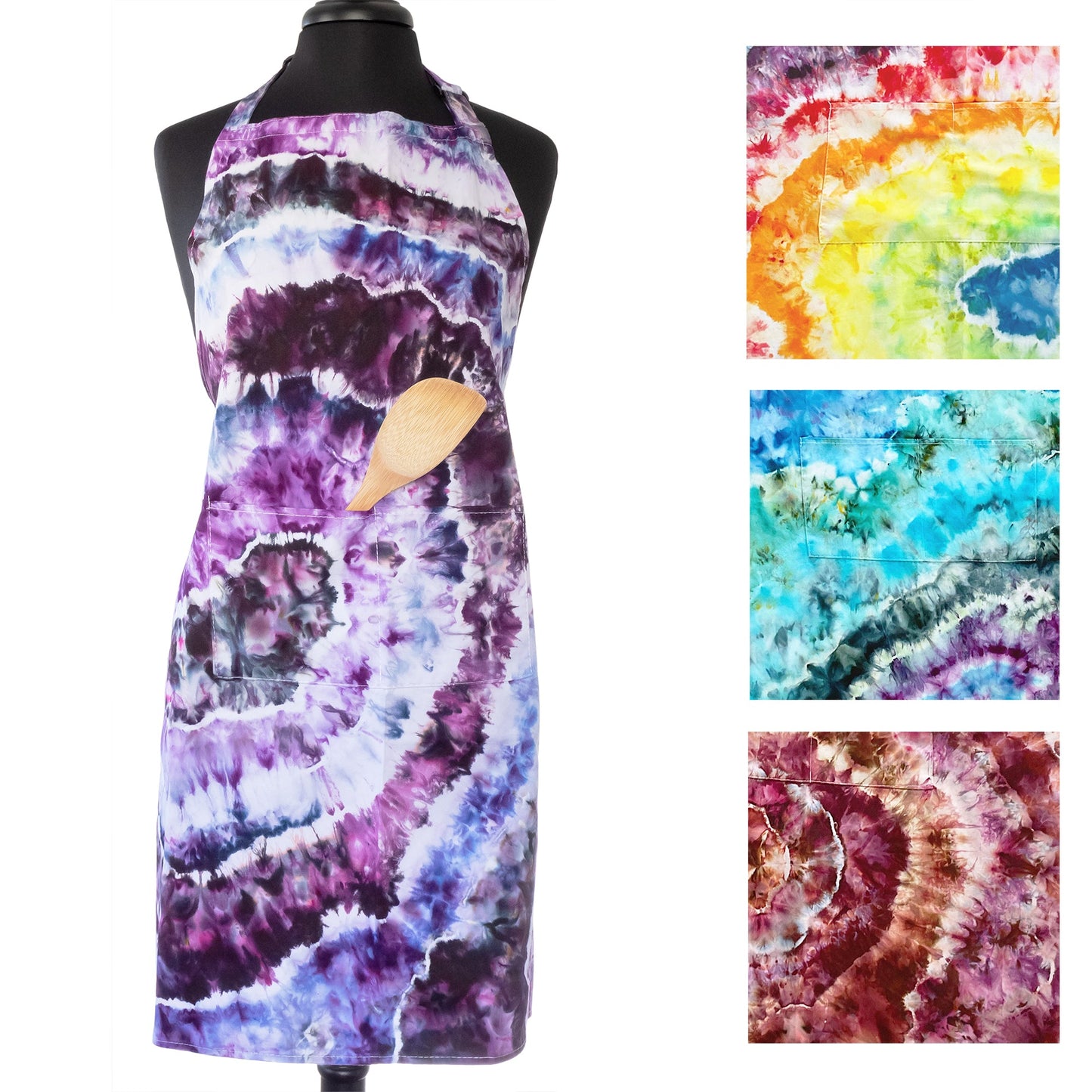 Geode Tie Dye Apron - Sherri O Designs