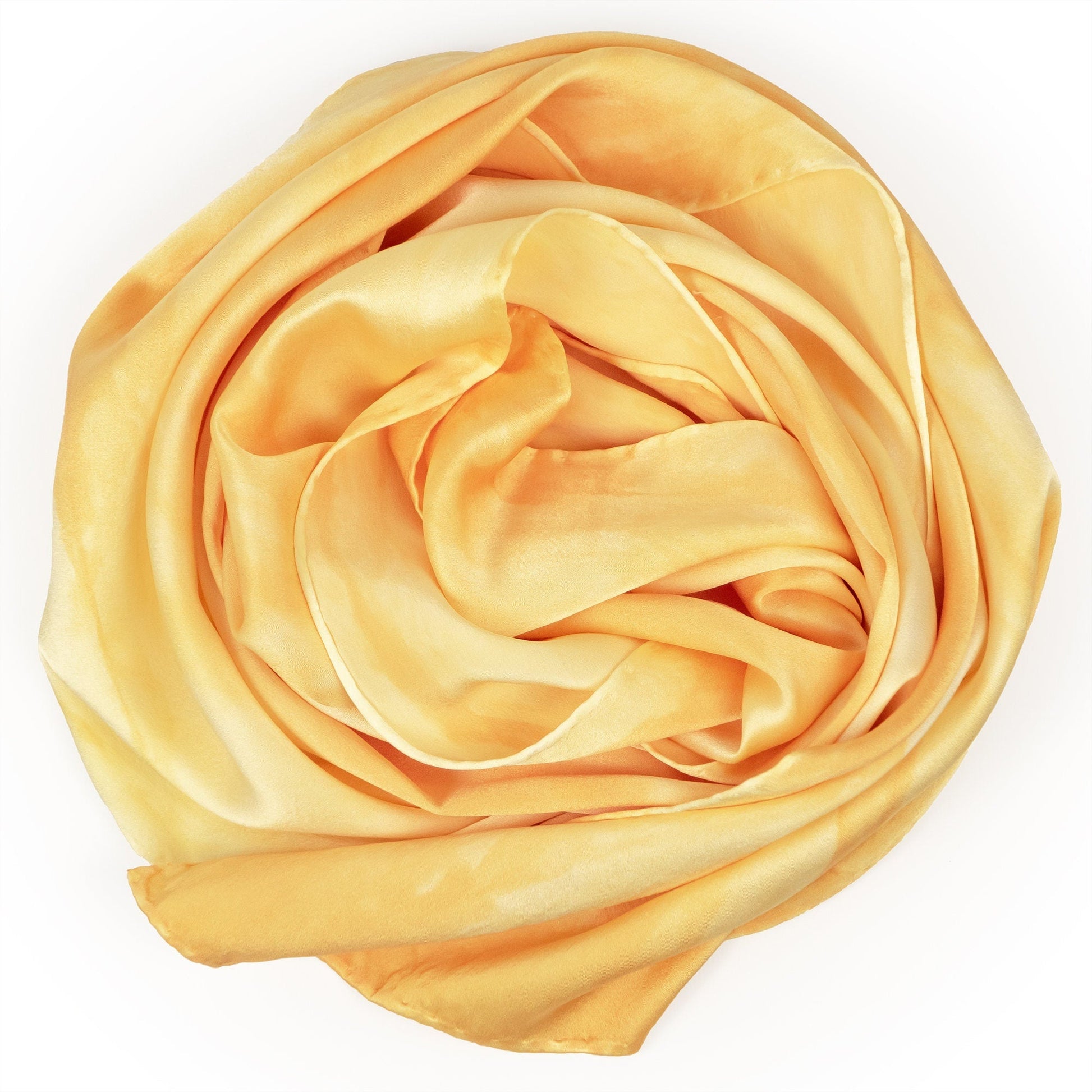 Golden Yellow Silk Scarf - Sherri O Designs