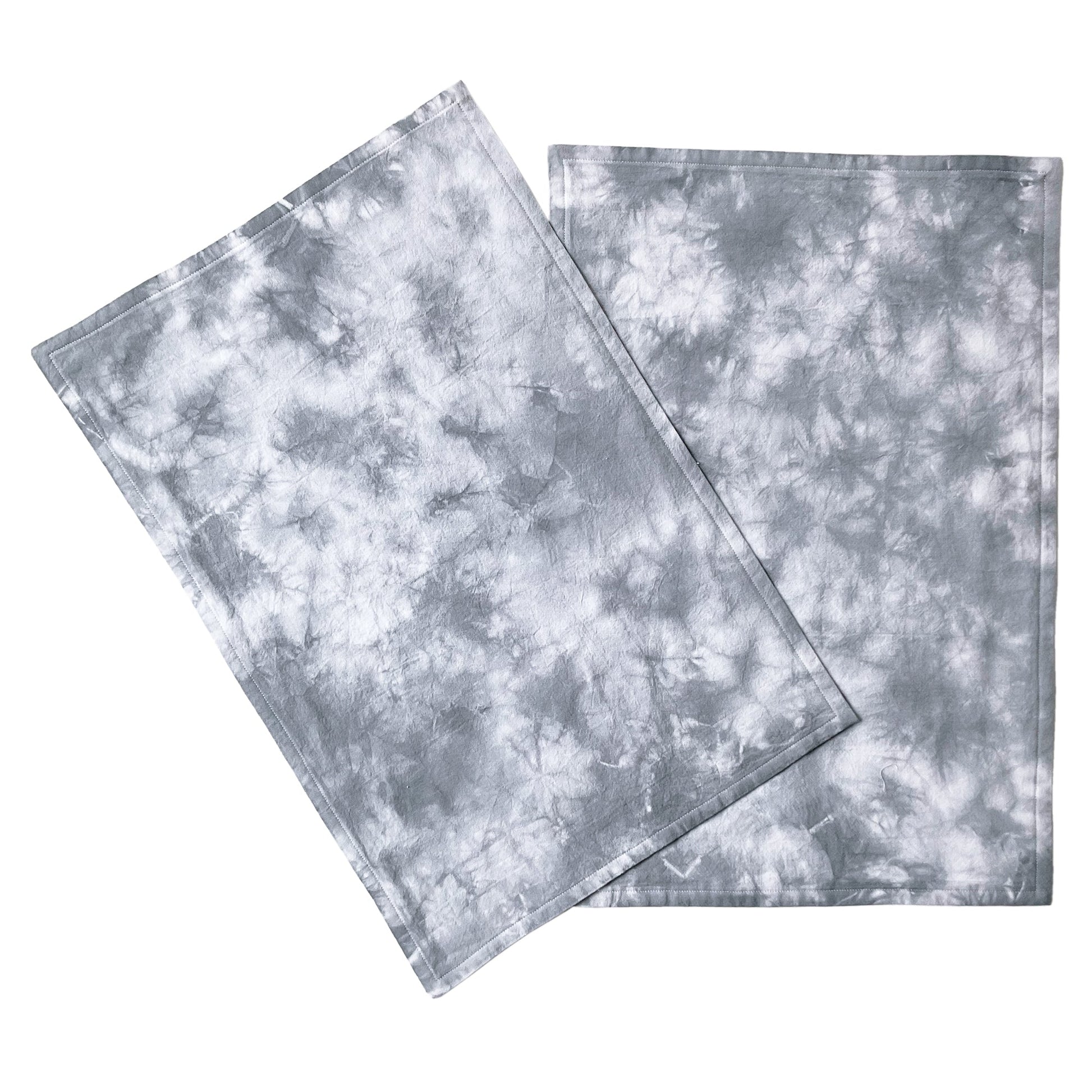 Hand dyed blue-grey dish towels 2 — Plate & Patina