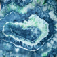 Linen Napkins in Navy and Spearmint - Sherri O Designs