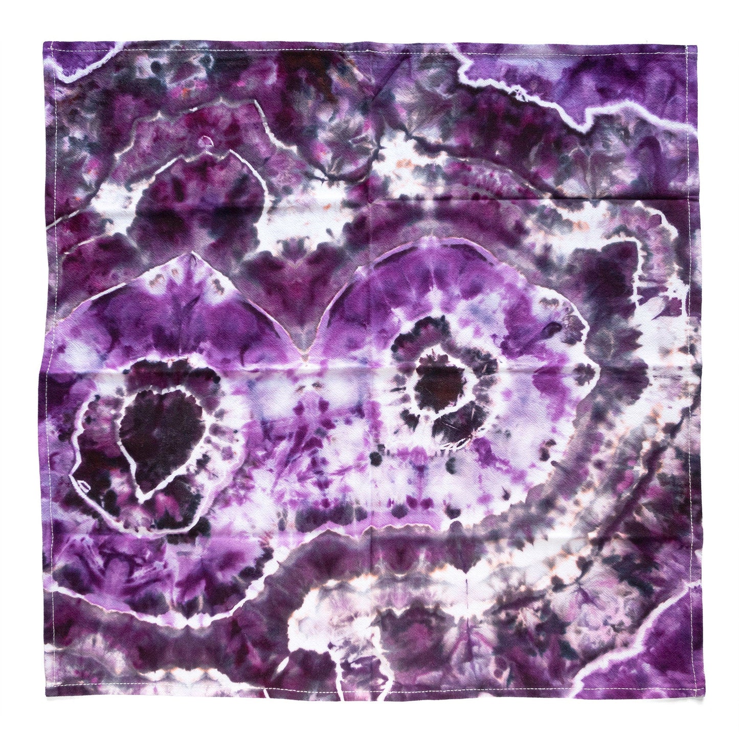 Purple Tie Dye Flour Sack Napkins - Sherri O Designs