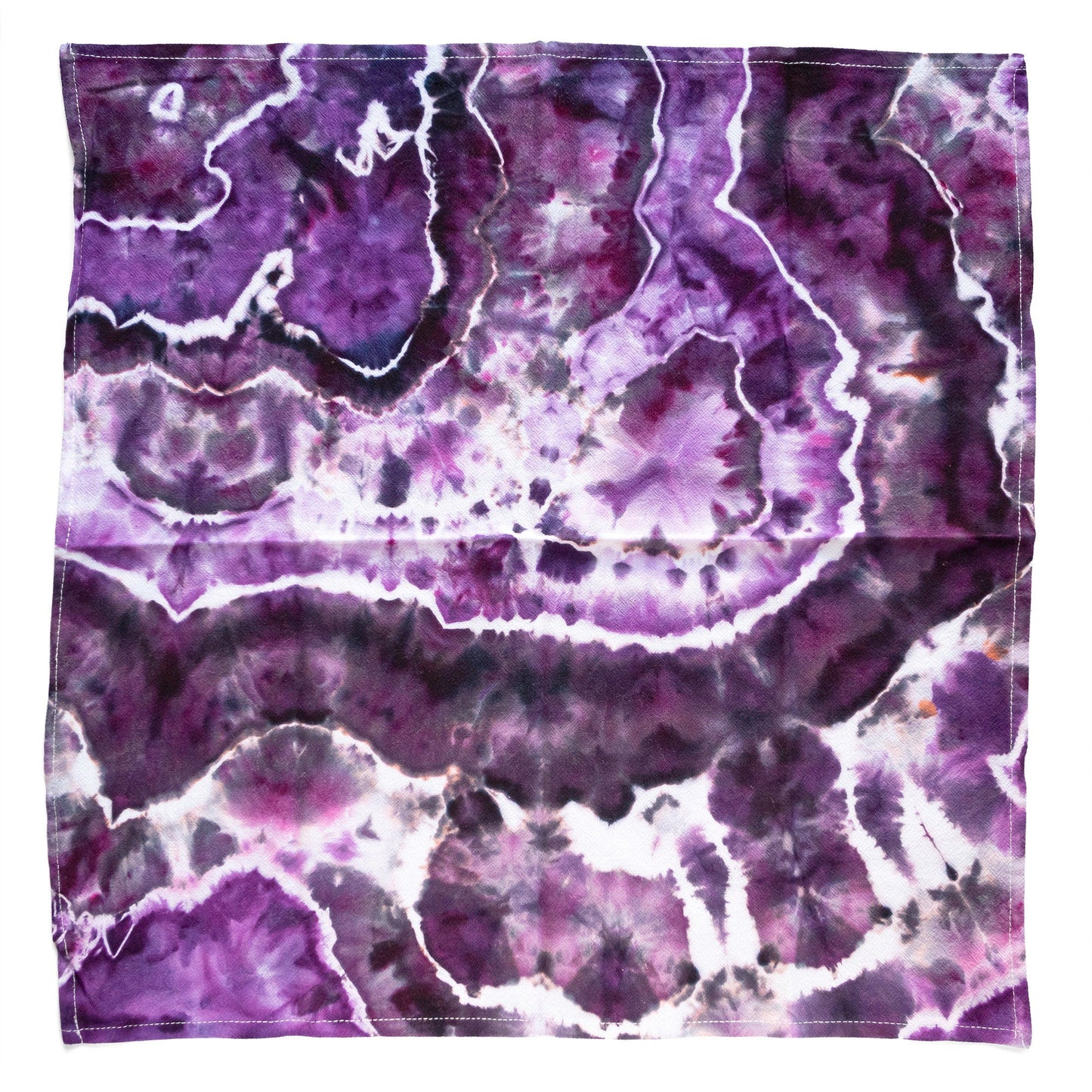 Purple Tie Dye Flour Sack Napkins - Sherri O Designs