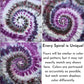 Purple Tie Dye Flour Sack Tea Towels - Sherri O Designs