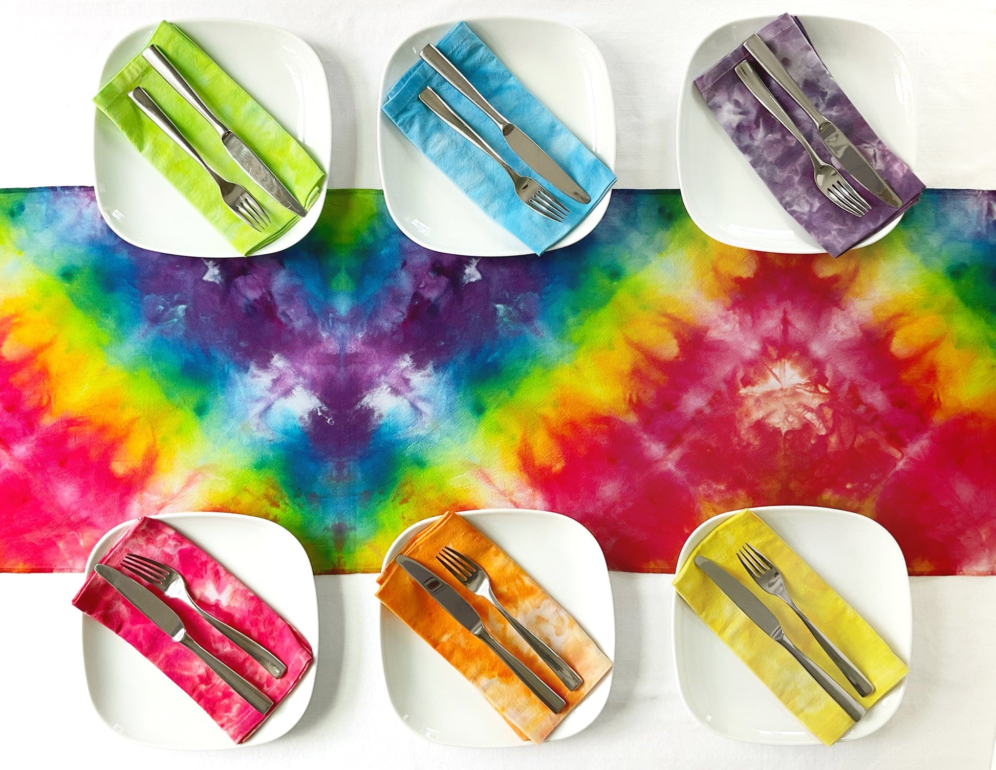 Rainbow Table Runner - Sherri O Designs