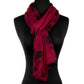 Silk 2-in-1 Drape in Red and Black - Sherri O Designs