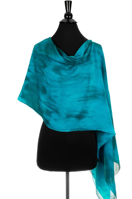 Silk 2-in-1 Drape in Teal - Sherri O Designs