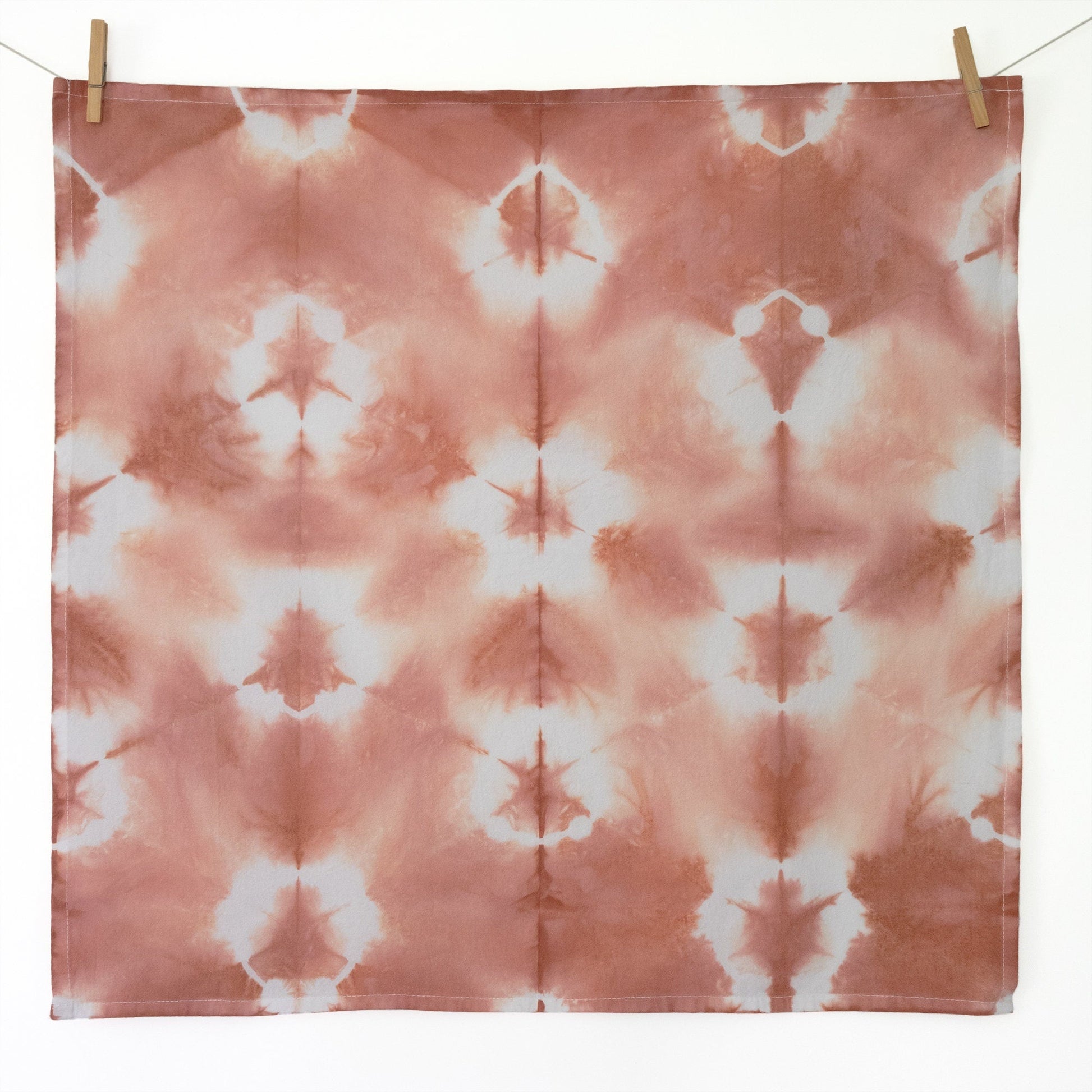 Terracotta Shibori Flour Sack Tea Towels - Sherri O Designs