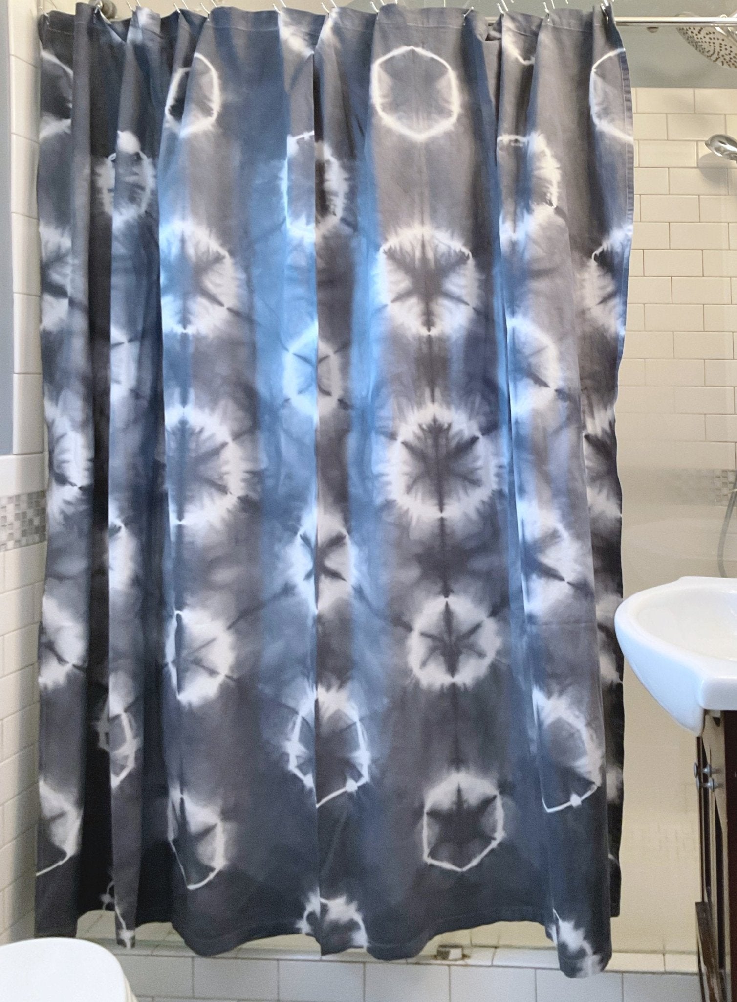 Tie Dye Shower Curtain - Sherri O Designs