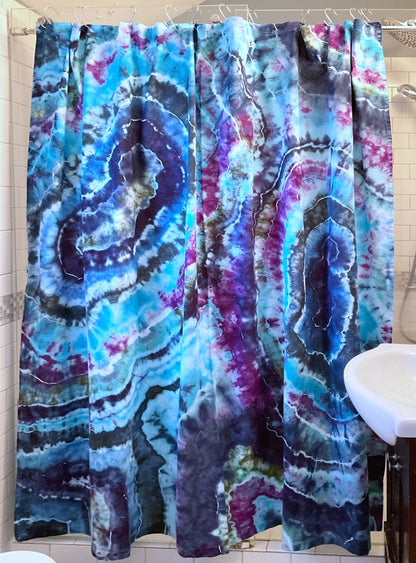 Tie Dye Shower Curtain - Sherri O Designs